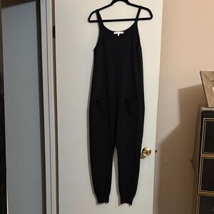 Black Sleeveless Jumpsuit